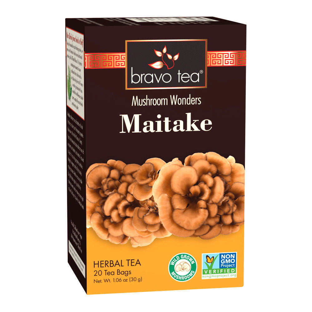 Bravo Tea Maitake Mushroom Herbal Tea Bags, 20 Ea